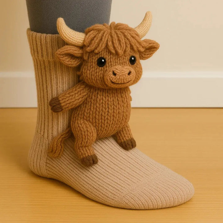 3D Animal Knit Socks | 1+1 Free