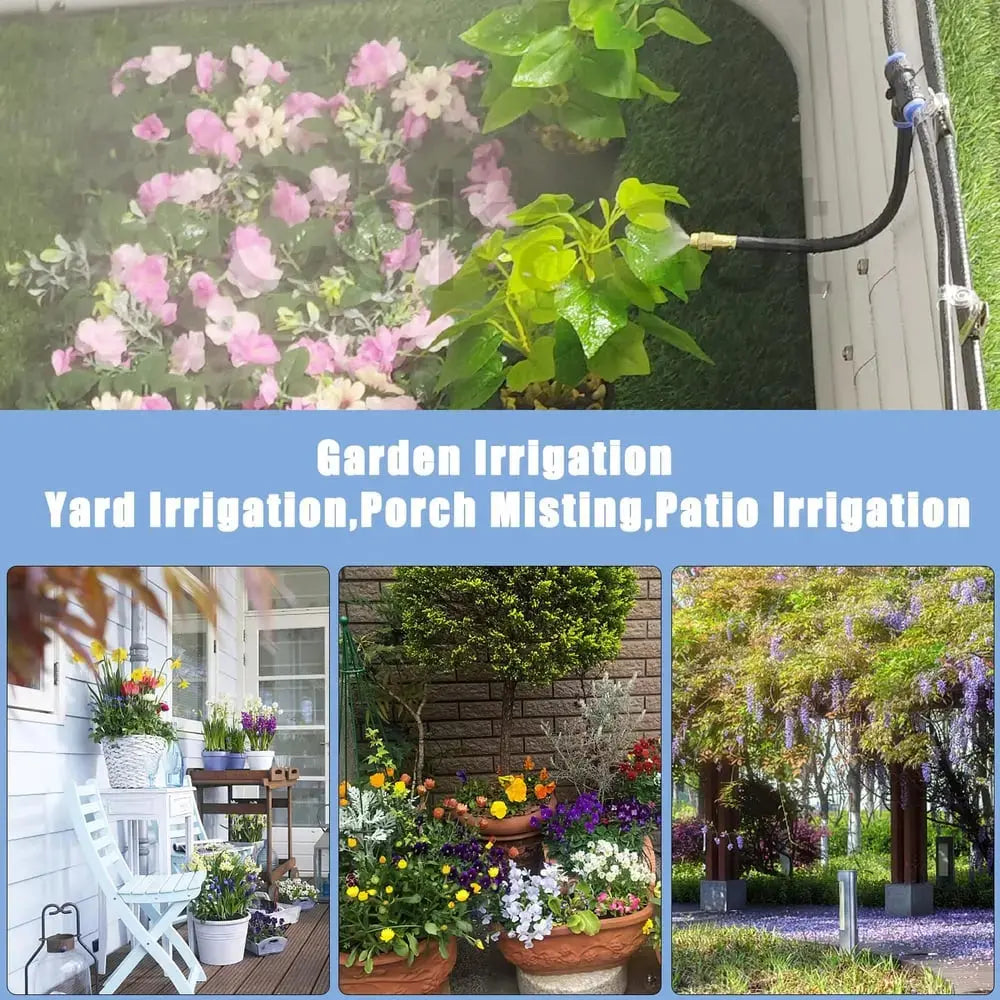 360° Drip Irrigation Kit for Effortless Garden Hydration