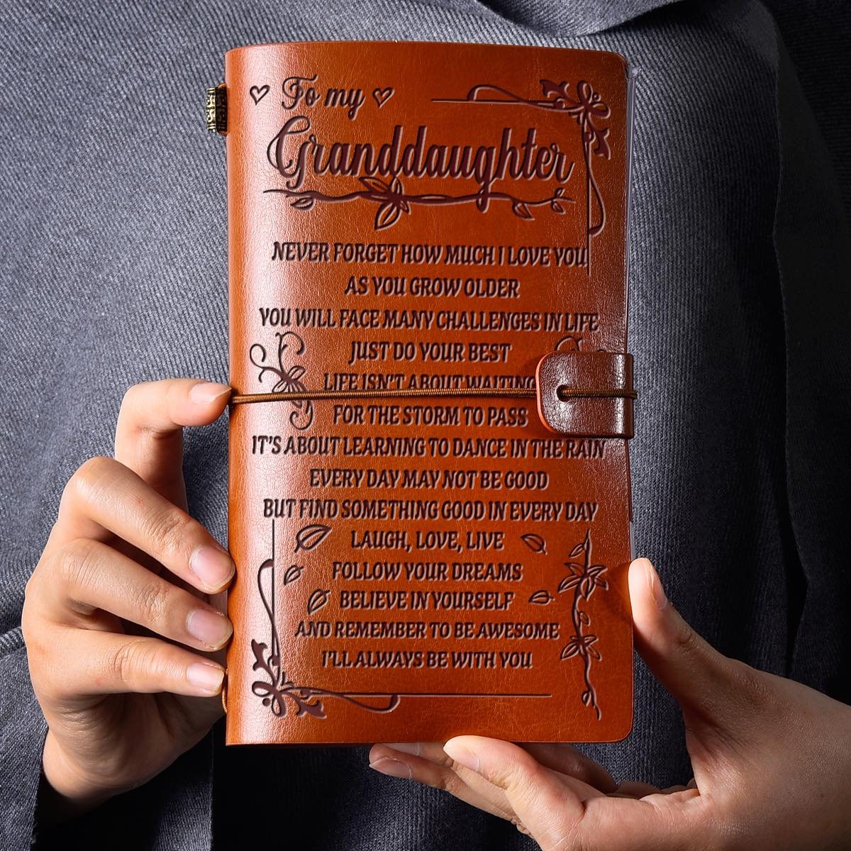 Vintage Engraved Journals