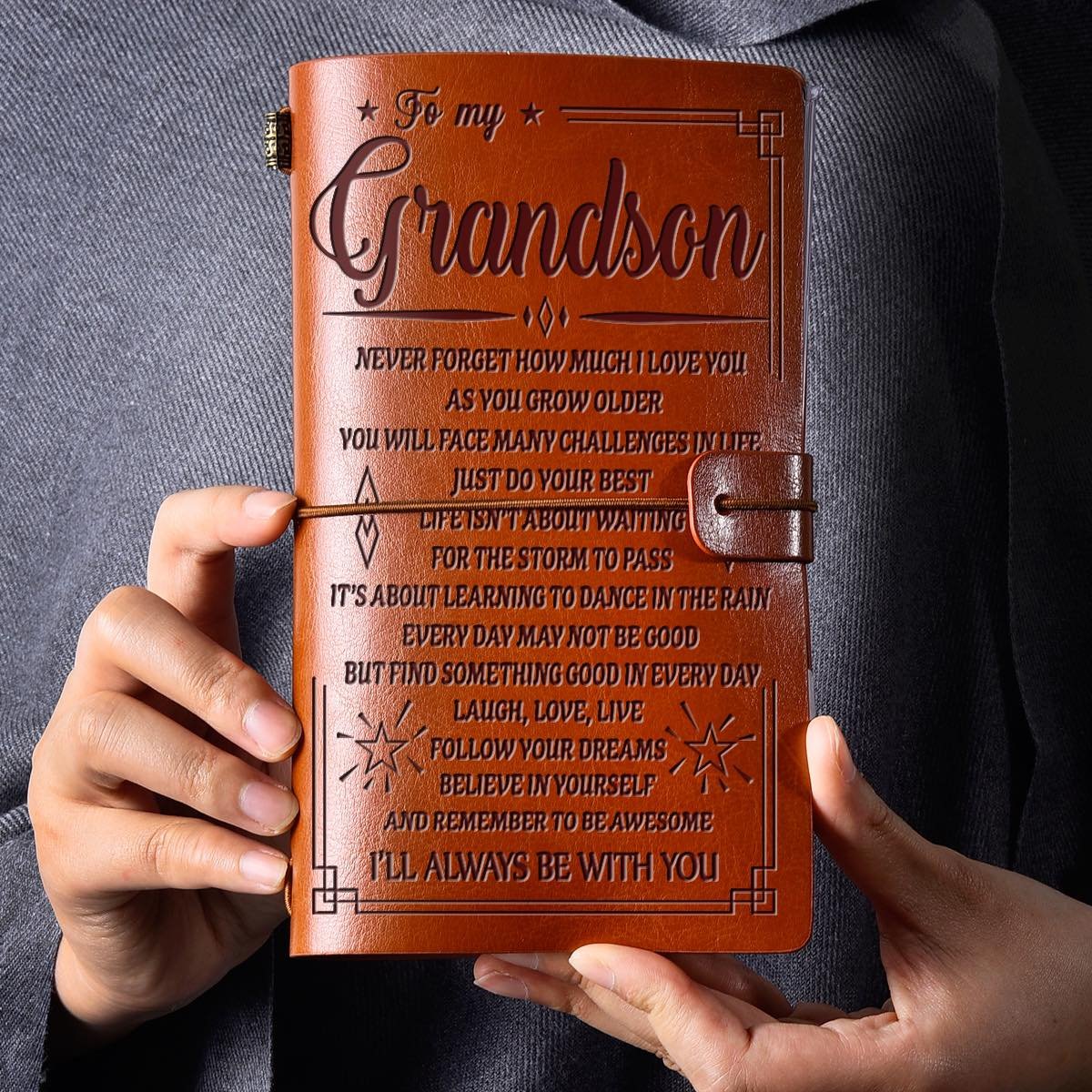 Vintage Engraved Journals