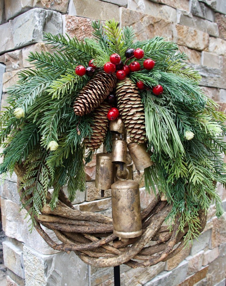 Boho Holiday Wreath