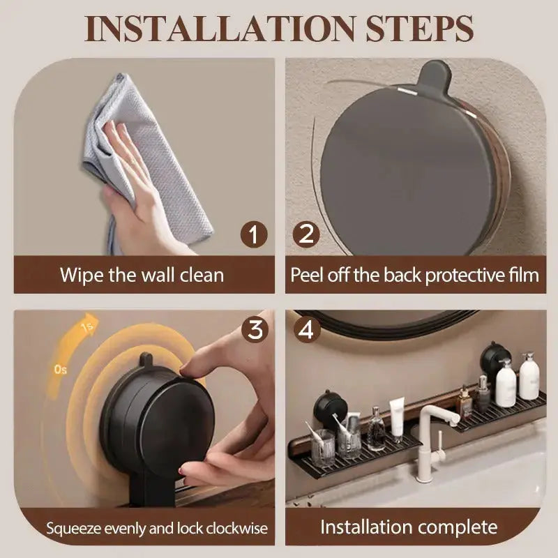 Sink Shelf with Tool-free Assembly – Easy storage for kitchen & bath