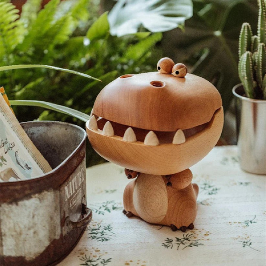 Hungry Big Mouth Dragon Storage Box Desktop Ornament
