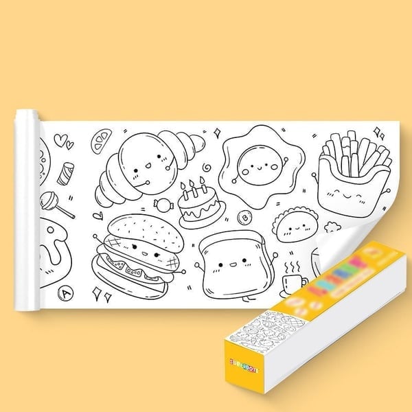 2 + 1 Free | Children's Drawing Scroll