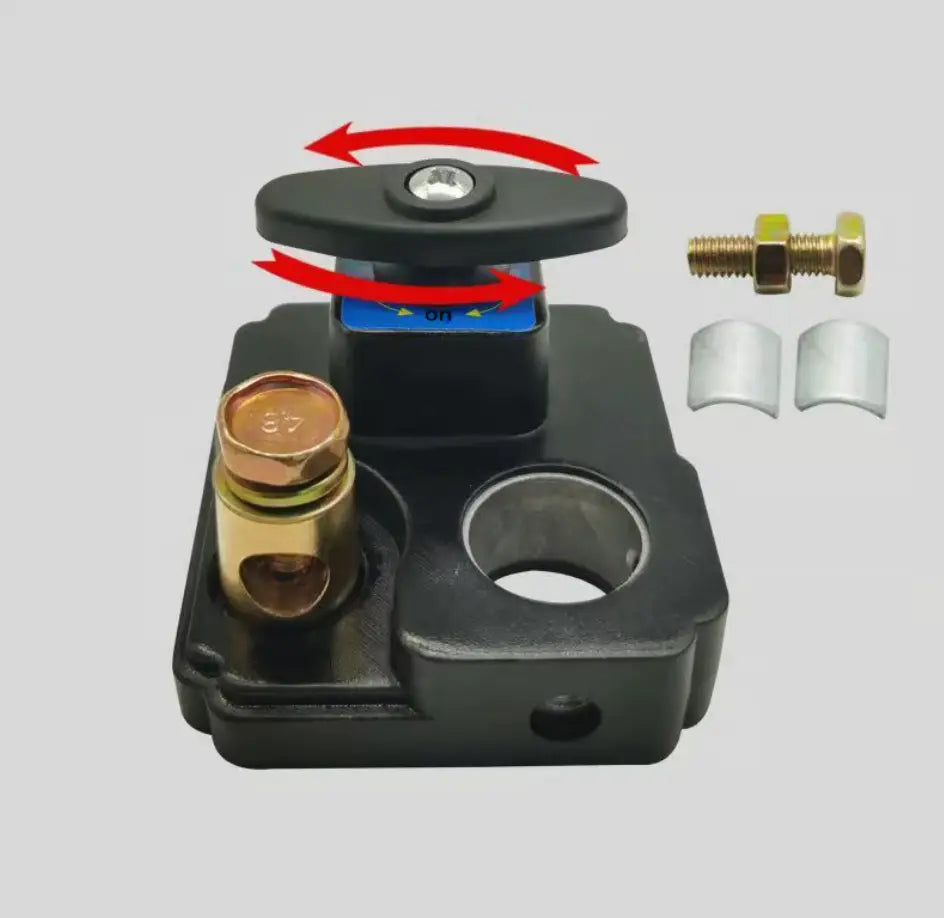 Battery Disconnect Switch - 12V & 24V Pure Copper Core