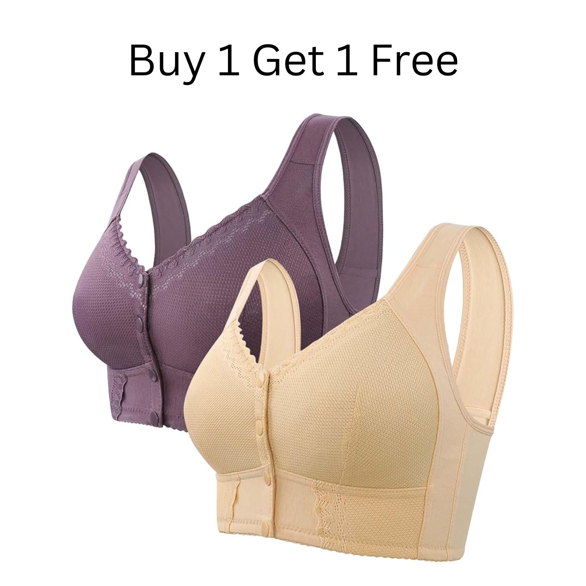 Front Closure Breathable Bra