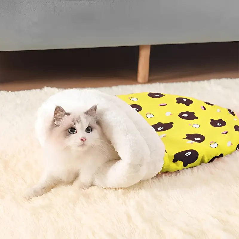 PurrLounge™ - Cat Sleeping Pouch Bag