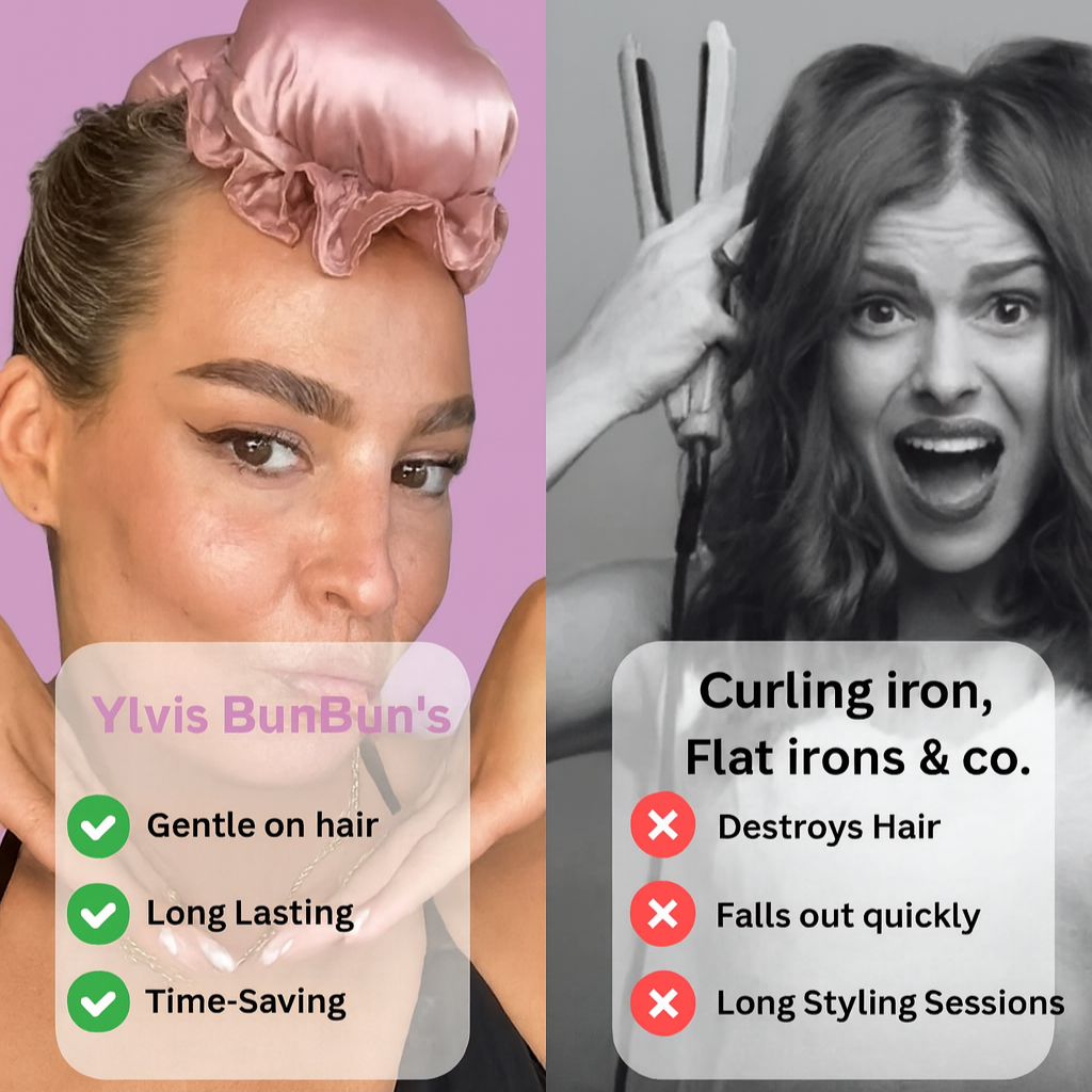 Heatless Curling Buns – Overnight Blowout Without Damage!