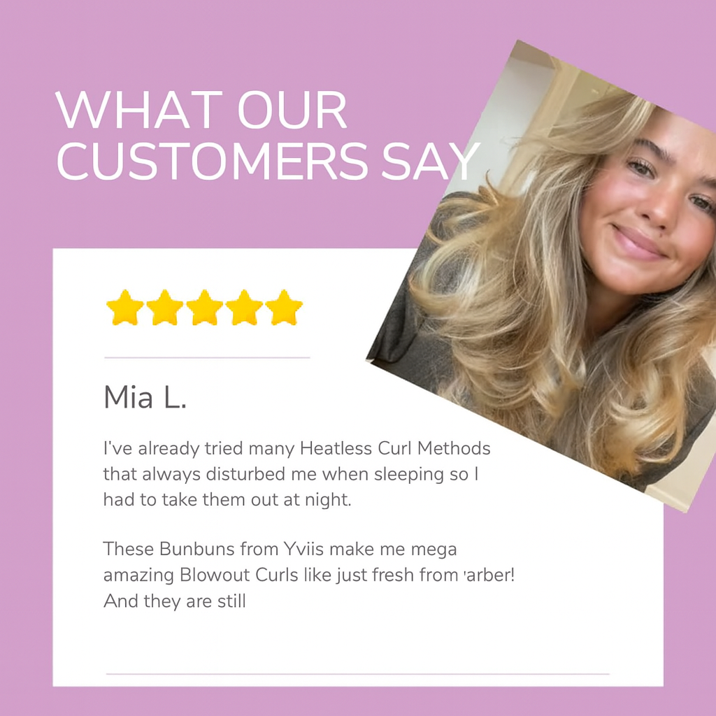 Heatless Curling Buns – Overnight Blowout Without Damage!