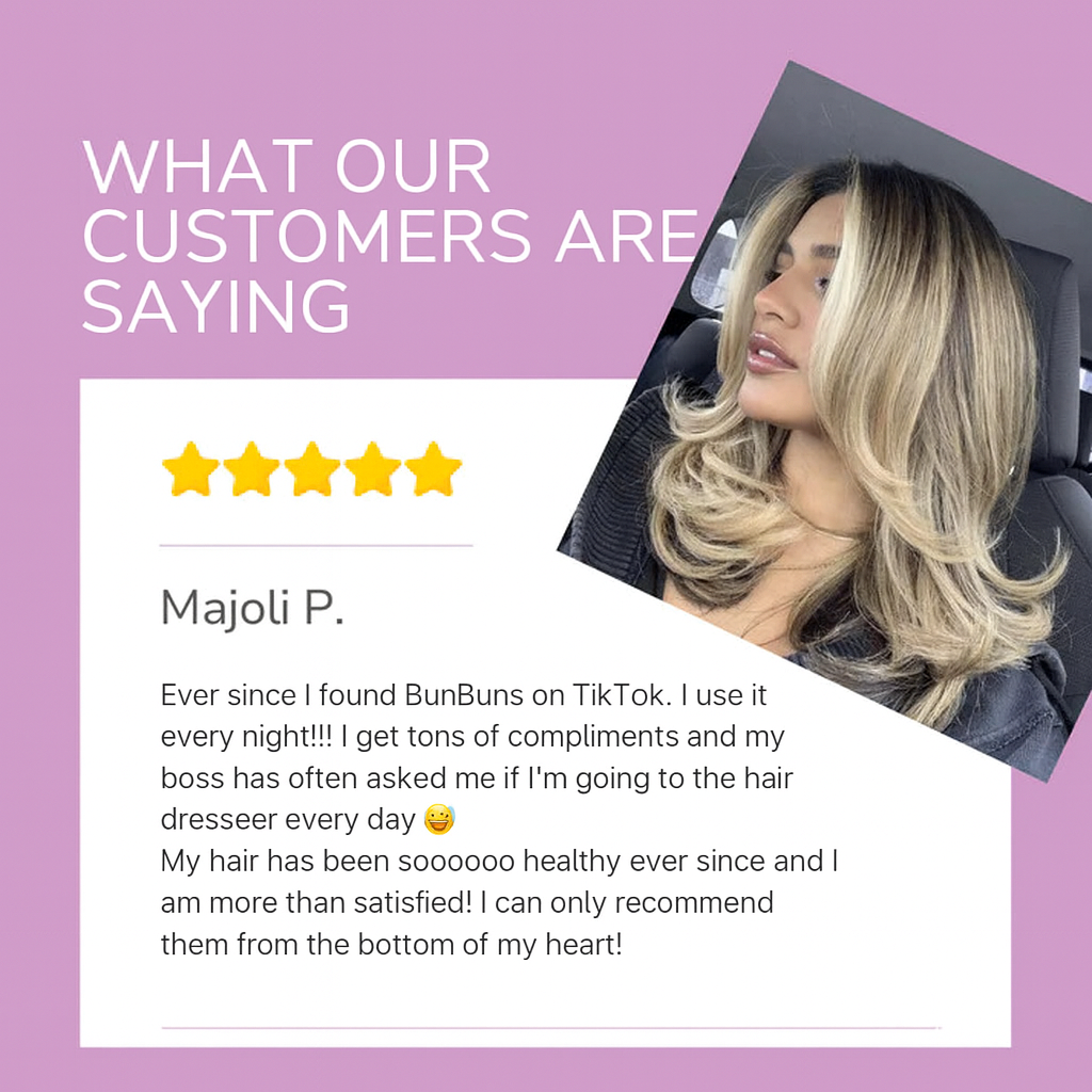 Heatless Curling Buns – Overnight Blowout Without Damage!