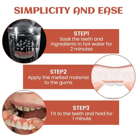 Dental Prosthesis Silicone Set - Custom-Fit Denture Liner