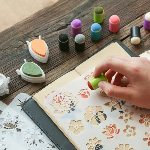 Finger Sponge Set - Clean Color Blending for Mess-Free Art