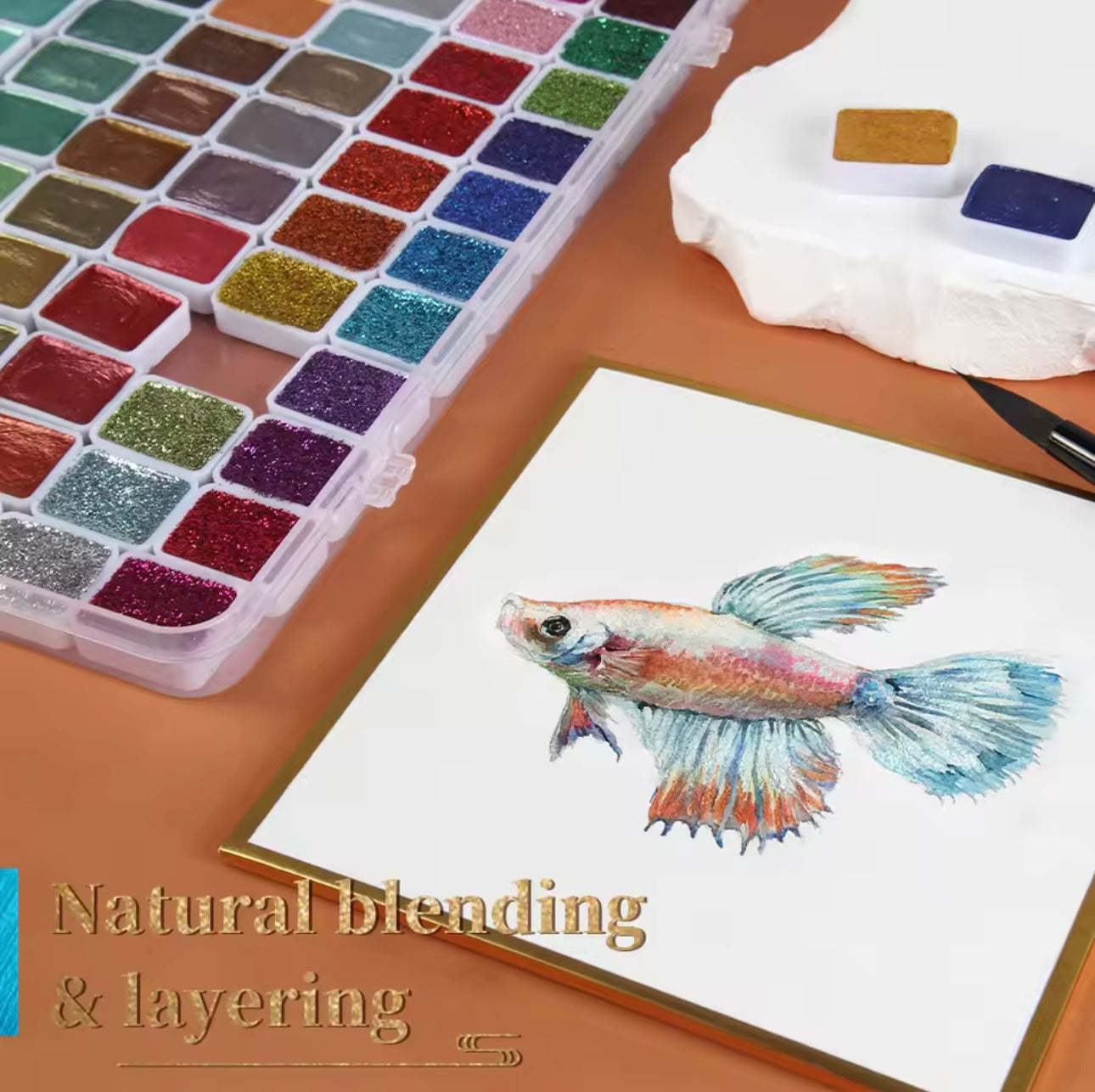 Kolorful™ - Powder Mineral Pearl Pigment Art Watercolor