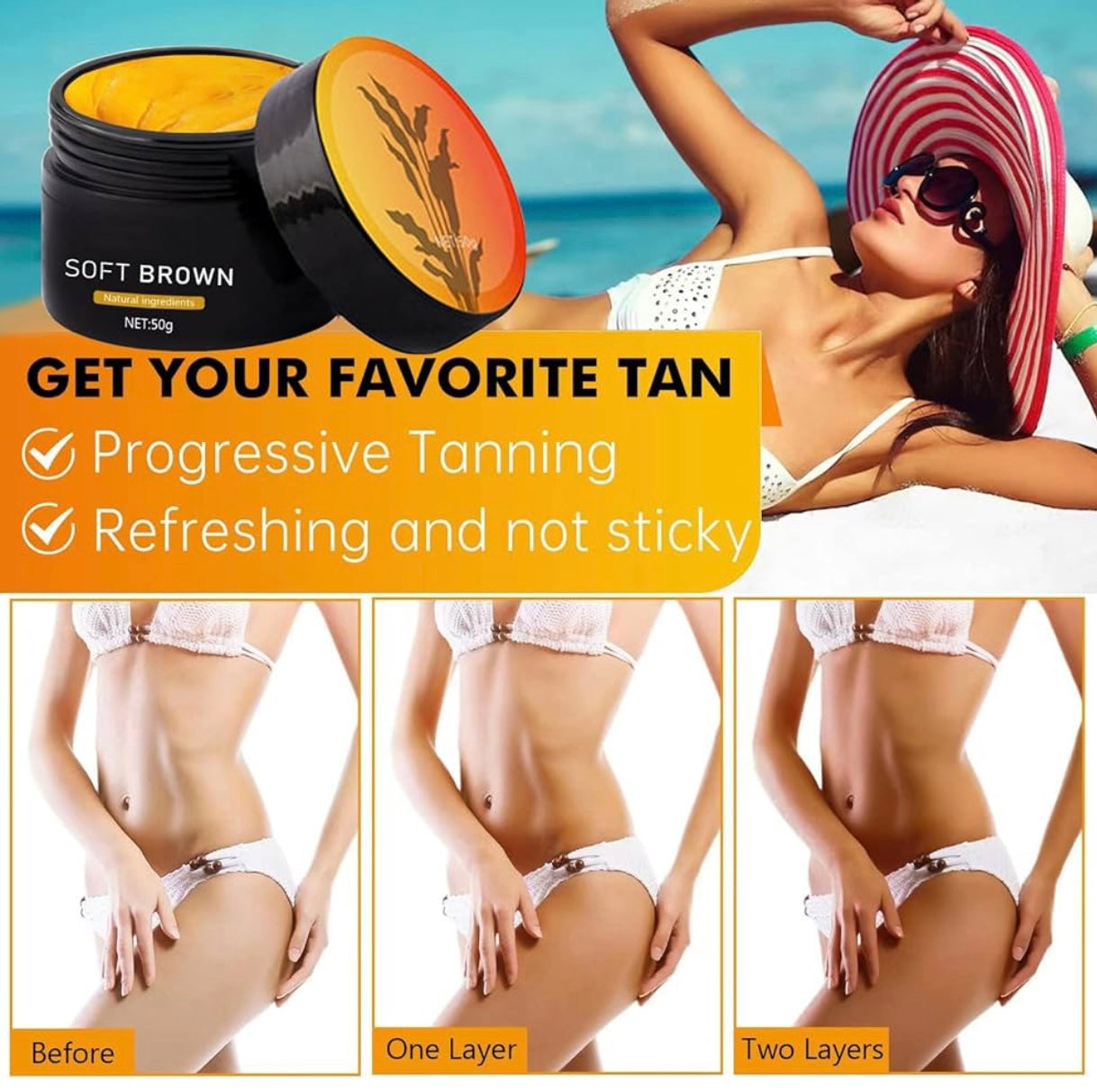 1+1 I FREE Caedreatan™ - Natural Intensive Tanning Luxe Gel