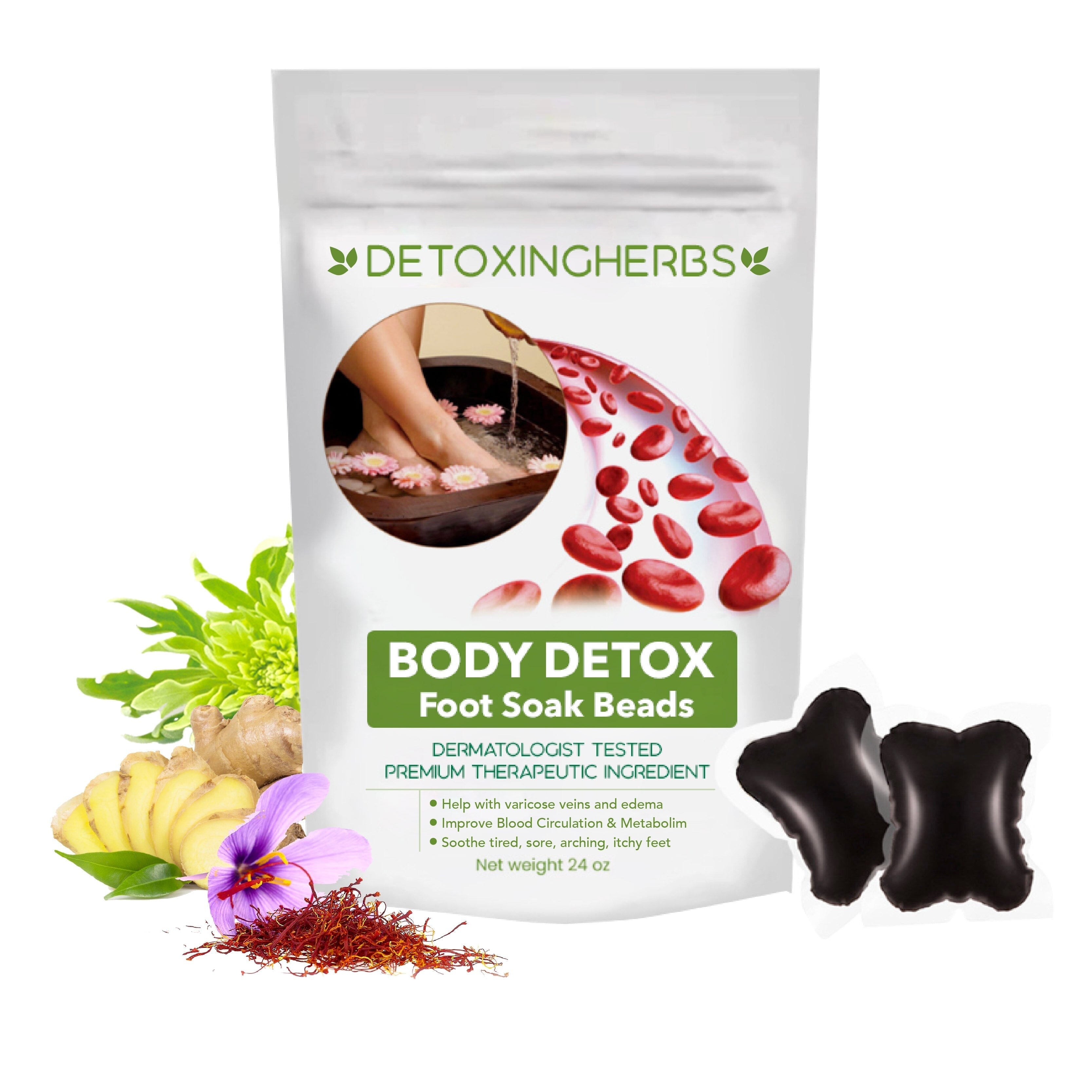 DetoxingHerbs Cleansing Foot Soak Beads