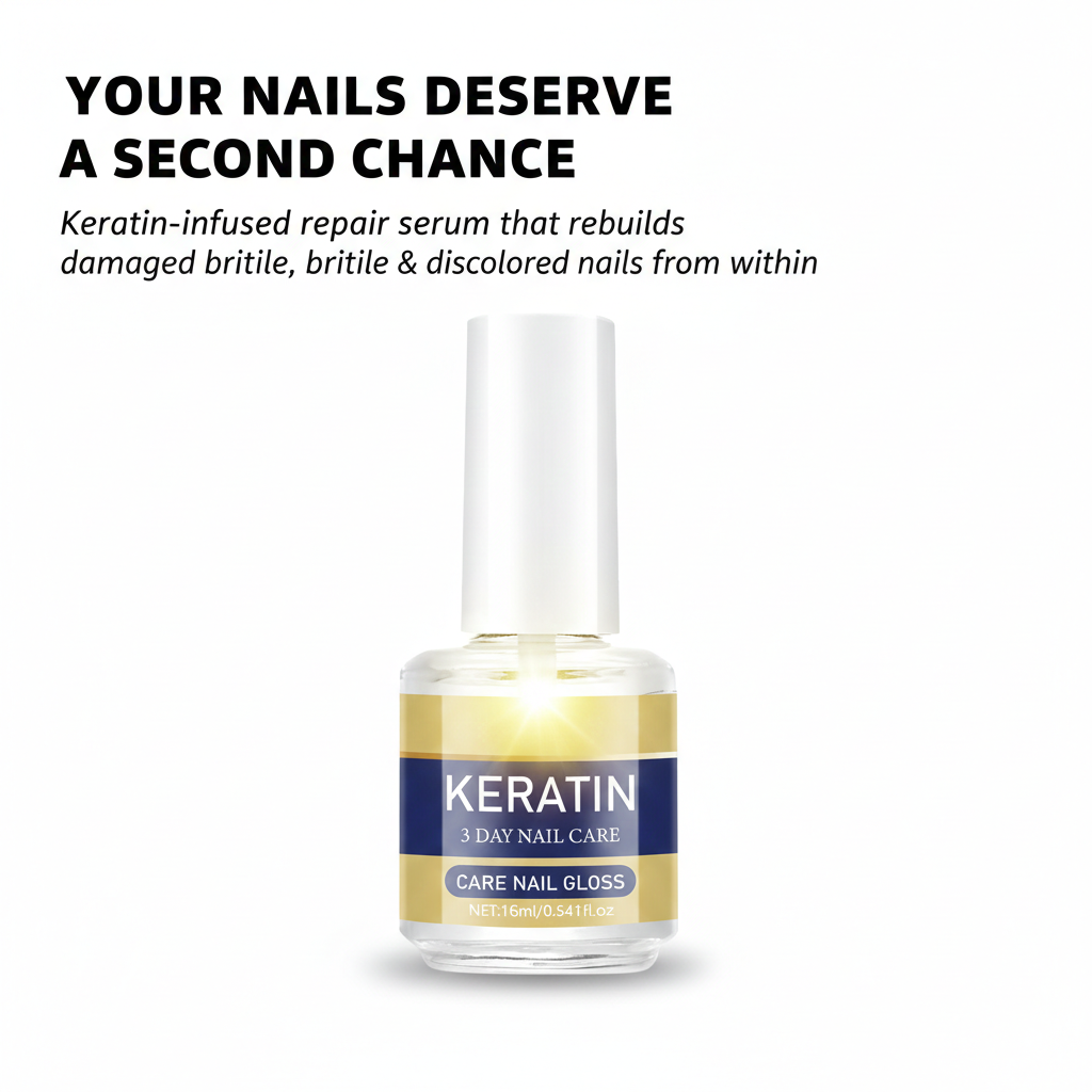 1 + 1 Free | Keranova™ – Keratin Nail Repair Treatment for Damaged, Brittle & Discolored Nails