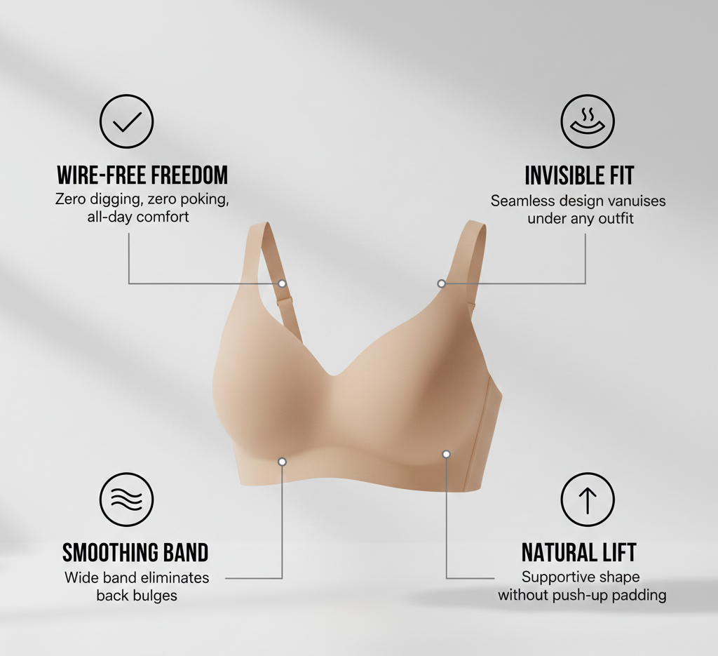 Jelly Bra™ - Finally, Support Without the Torture