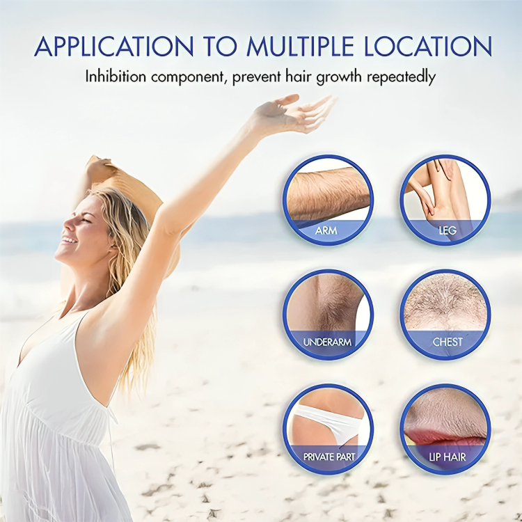 Hair Remover Spray - Pain-Free Formula, Sensitive Skin Care