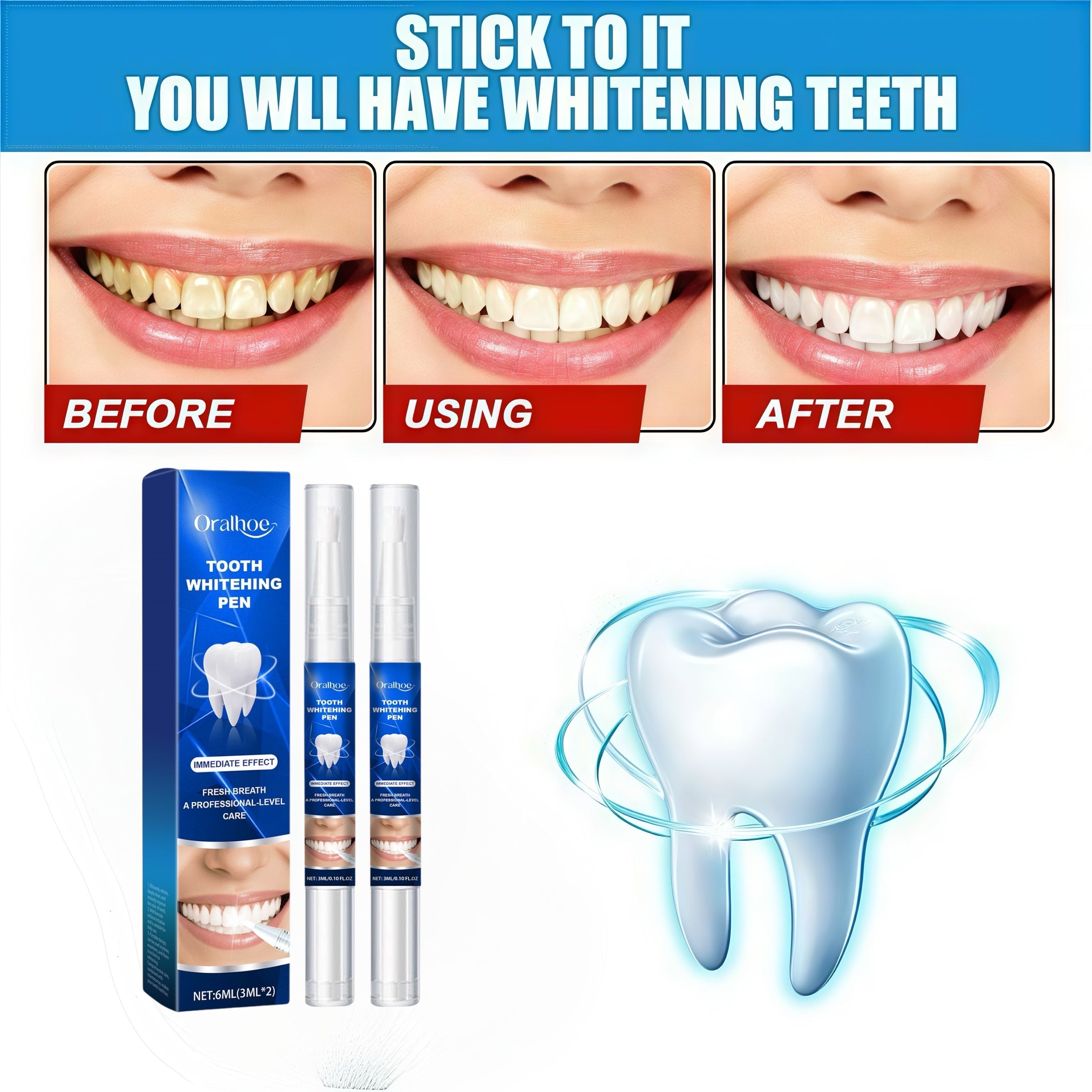 1+1 FREE l OralPlus™ Brighten your smile effortlessly