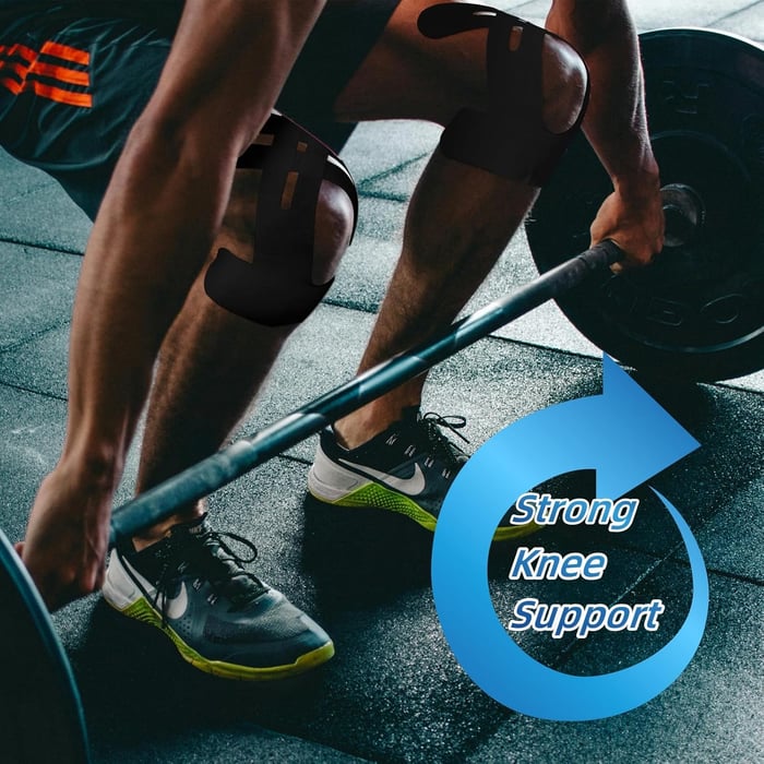 10 + 10 Free | Knee Support Tape - Pre-Cut Kinesiology Design