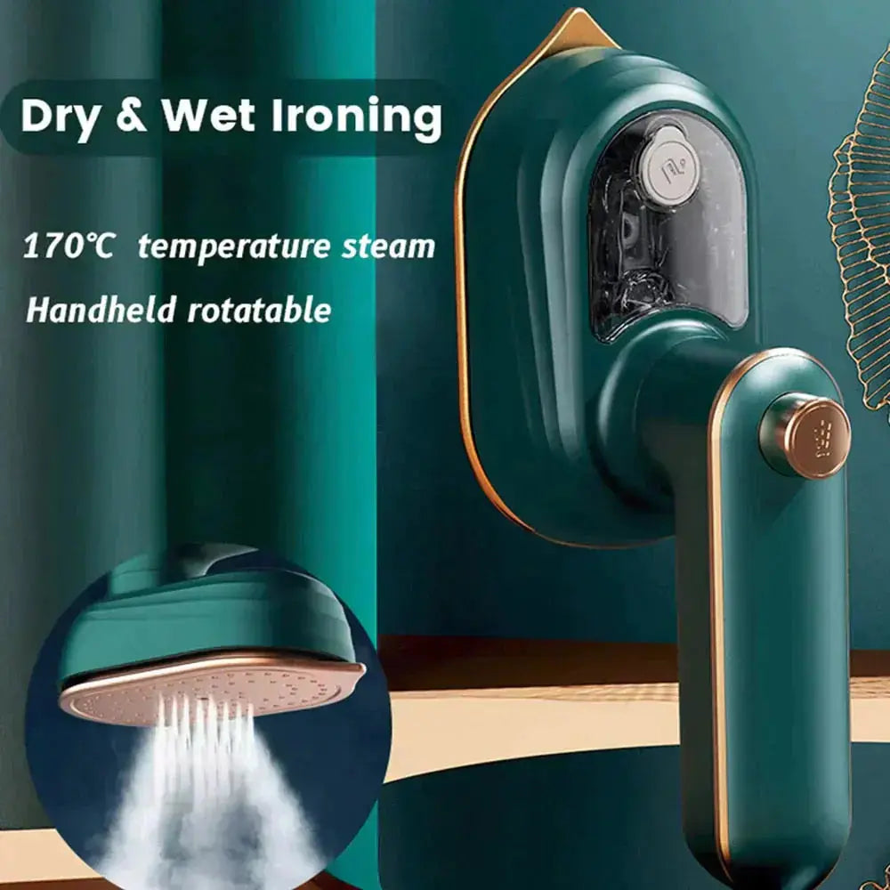 Compact 2-in-1 Mini Steam Iron for Effortless Wrinkle Removal
