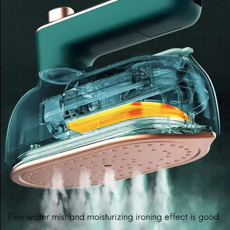 Compact 2-in-1 Mini Steam Iron for Effortless Wrinkle Removal