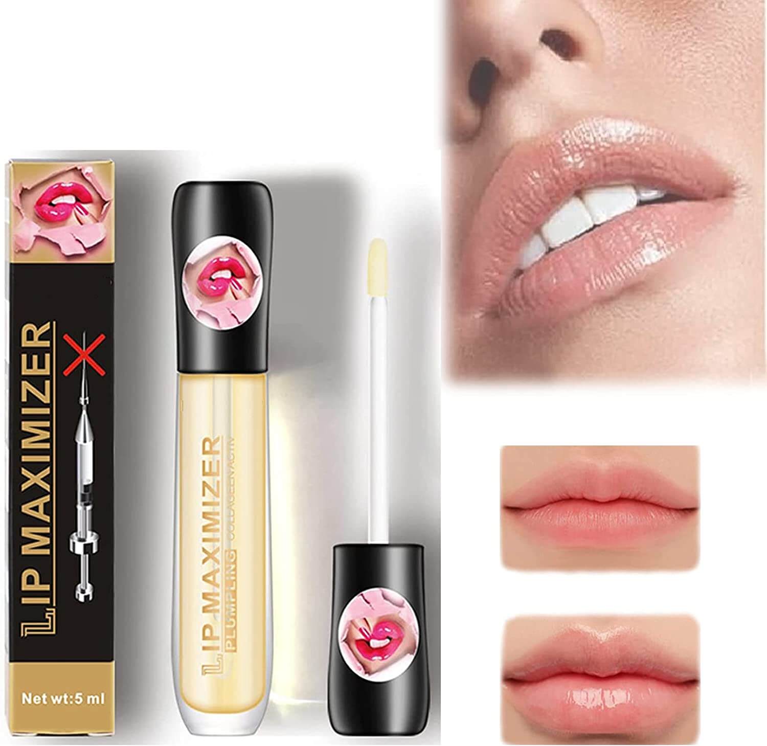 Lip Plumper Serum - Hyaluronic Hydration for Natural Volume
