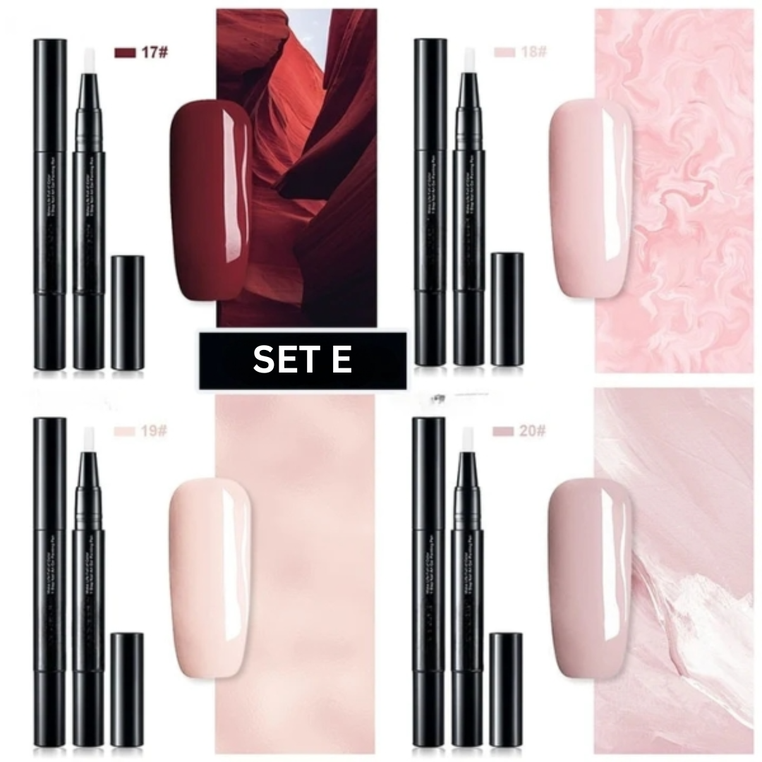 Nail Art Gel Pens - Precision Tip with Long-Lasting Color