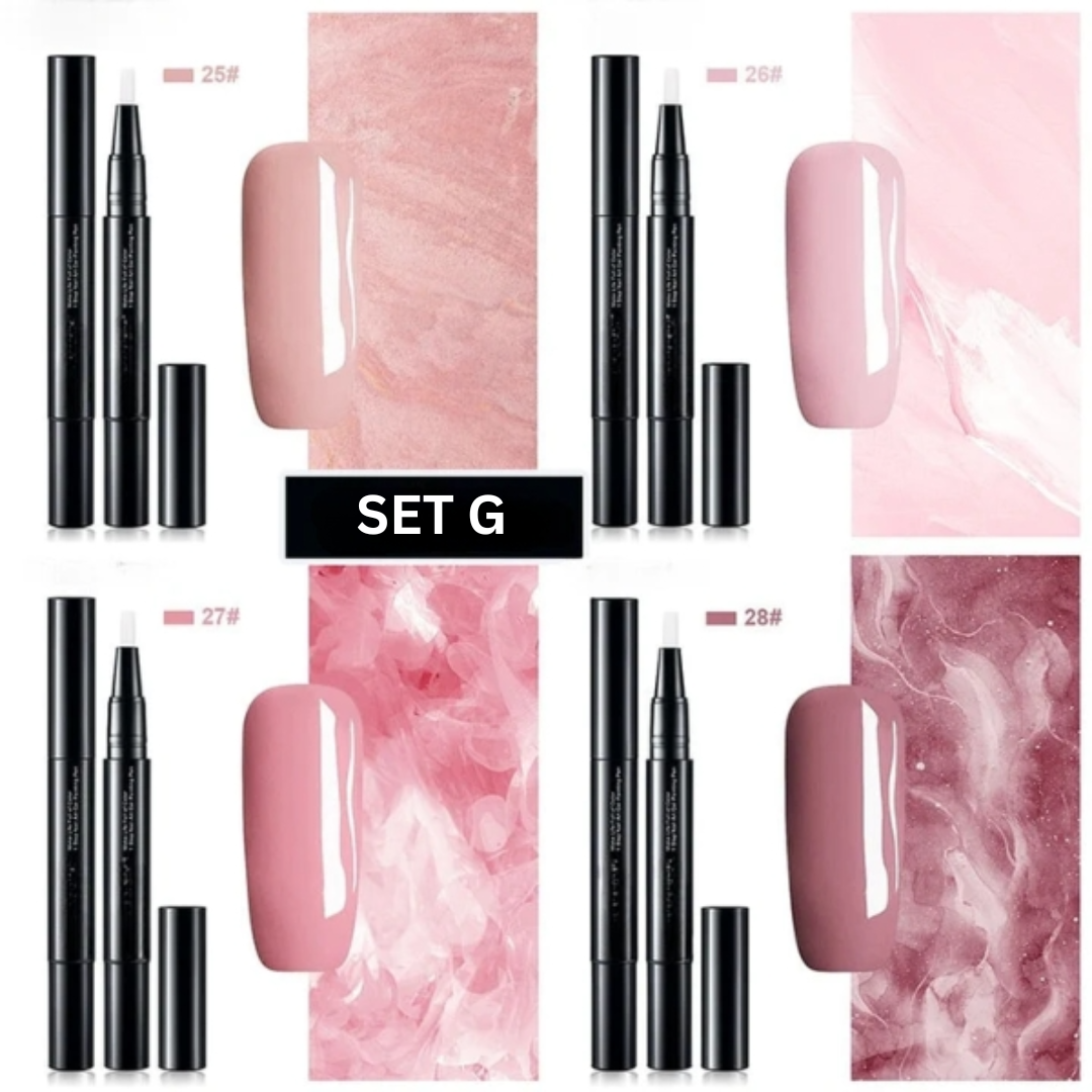 Nail Art Gel Pens - Precision Tip with Long-Lasting Color