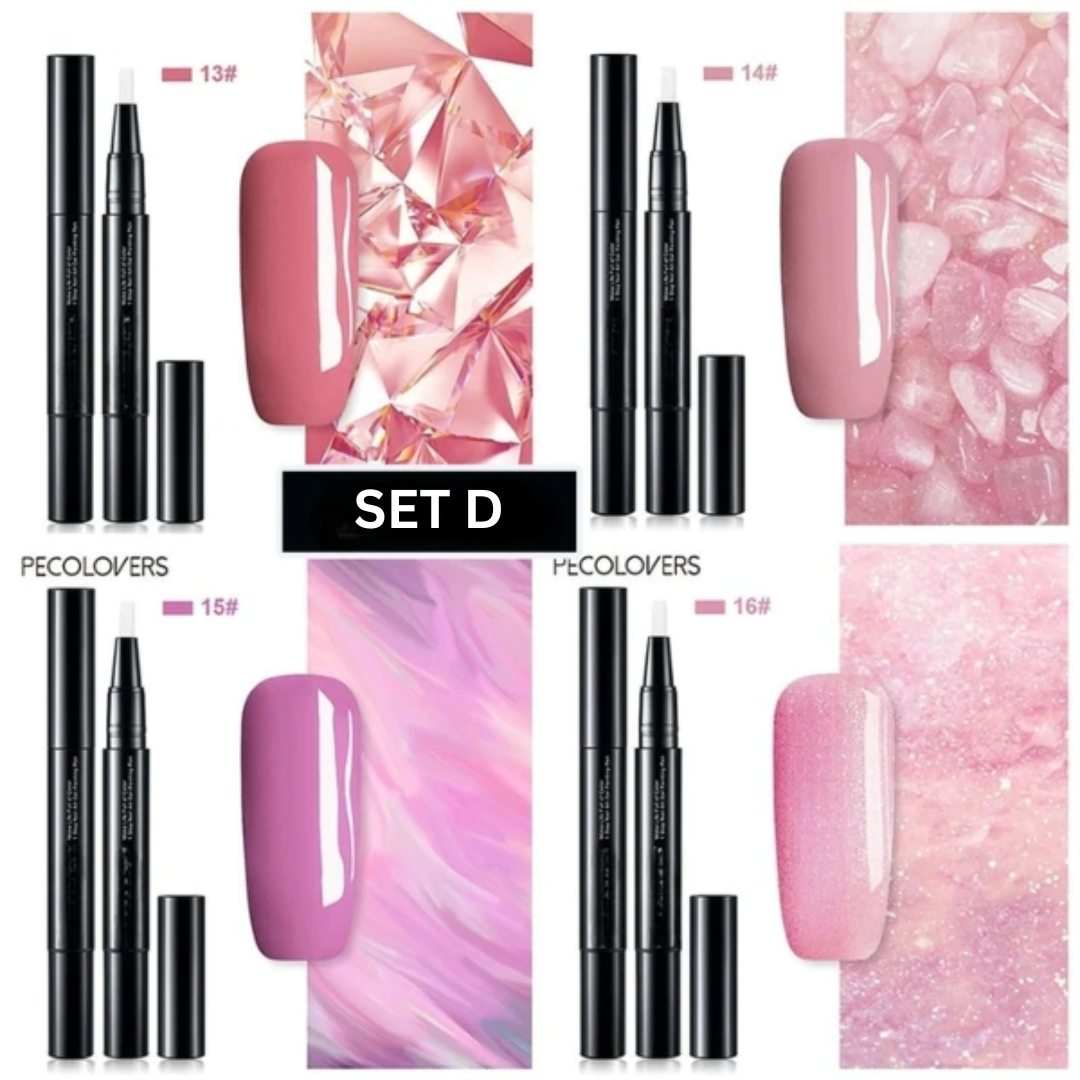 Nail Art Gel Pens - Precision Tip with Long-Lasting Color