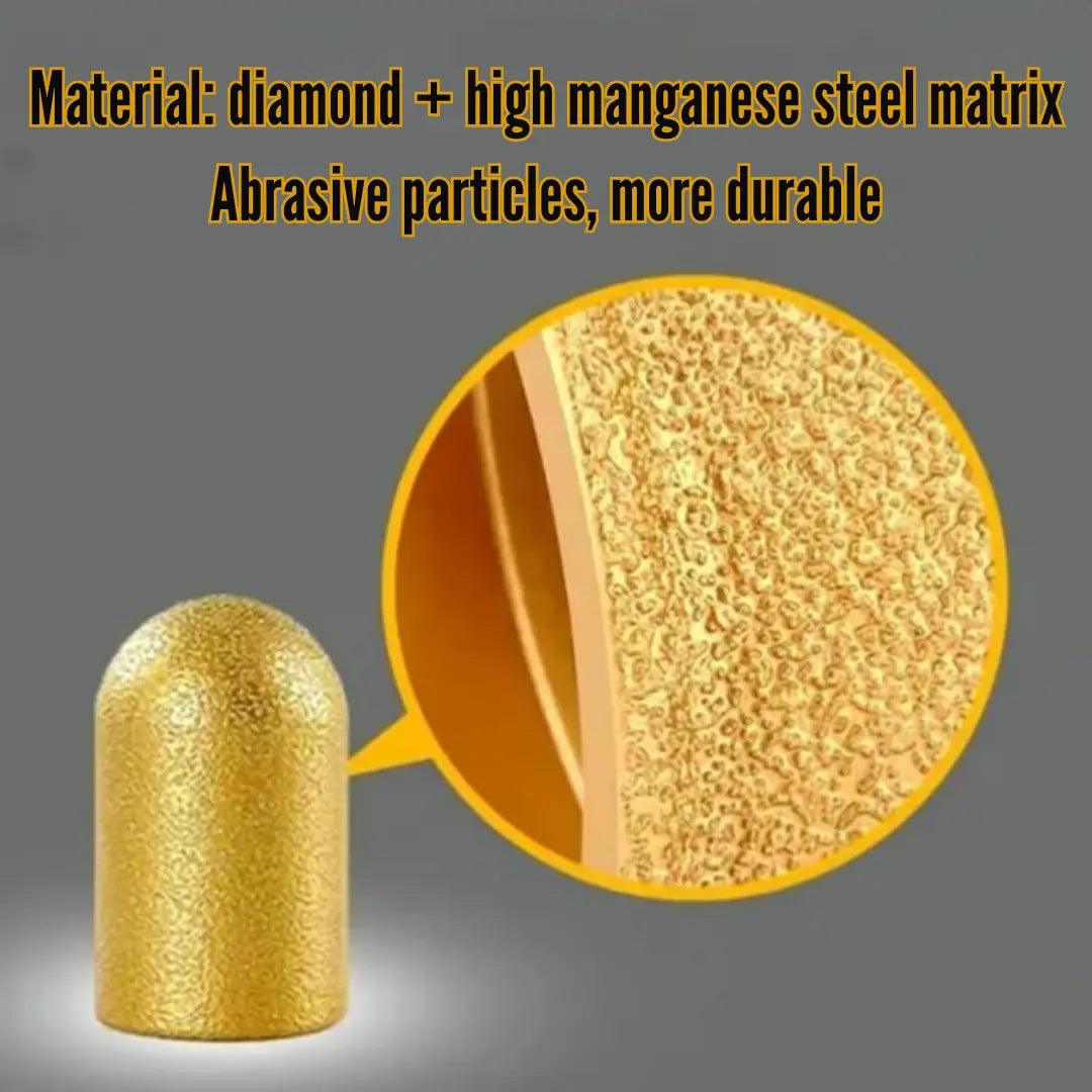 Finger Diamond Grinding Wheel – Precise curves on marble, quartz, granite (4 pieces)