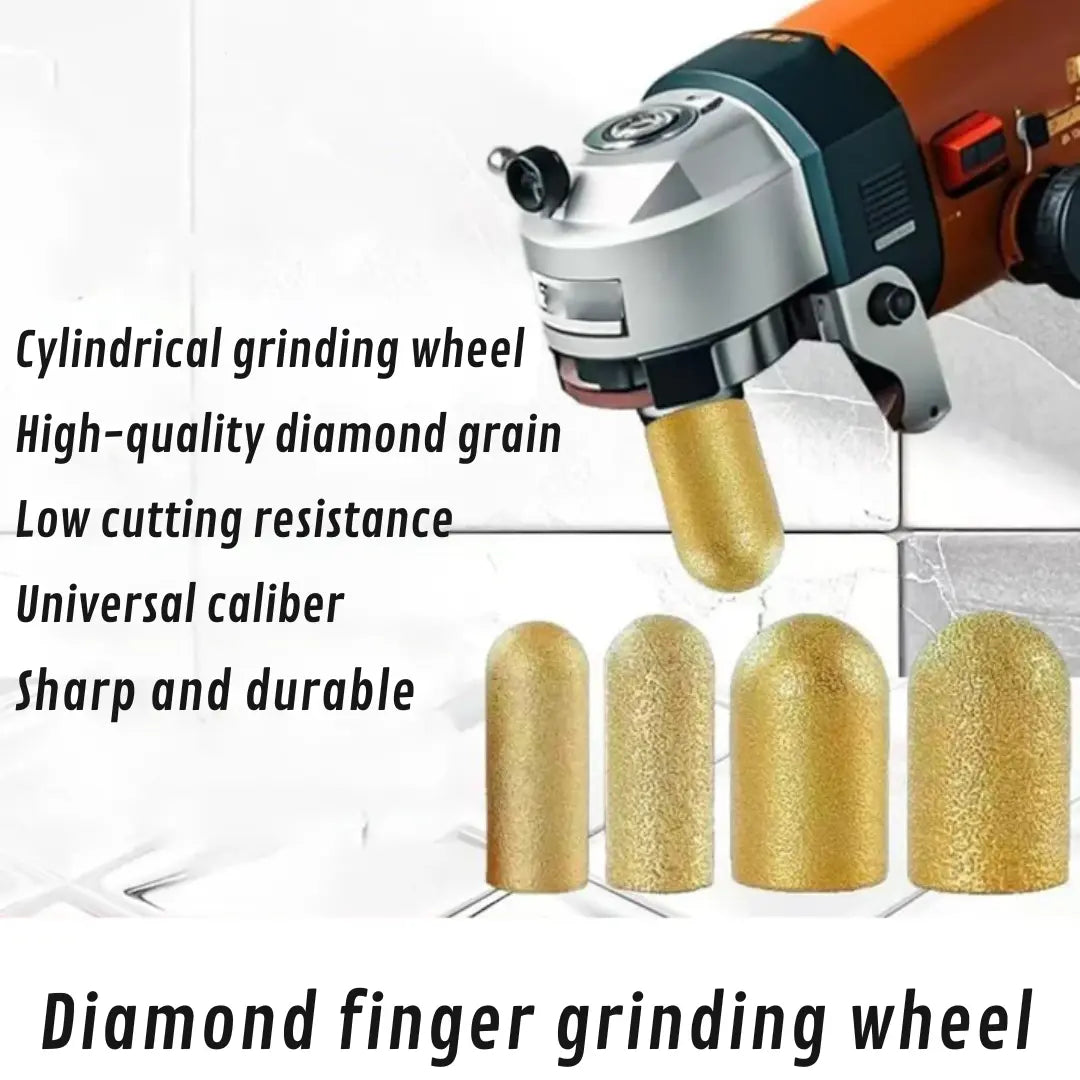 Finger Diamond Grinding Wheel – Precise curves on marble, quartz, granite (4 pieces)