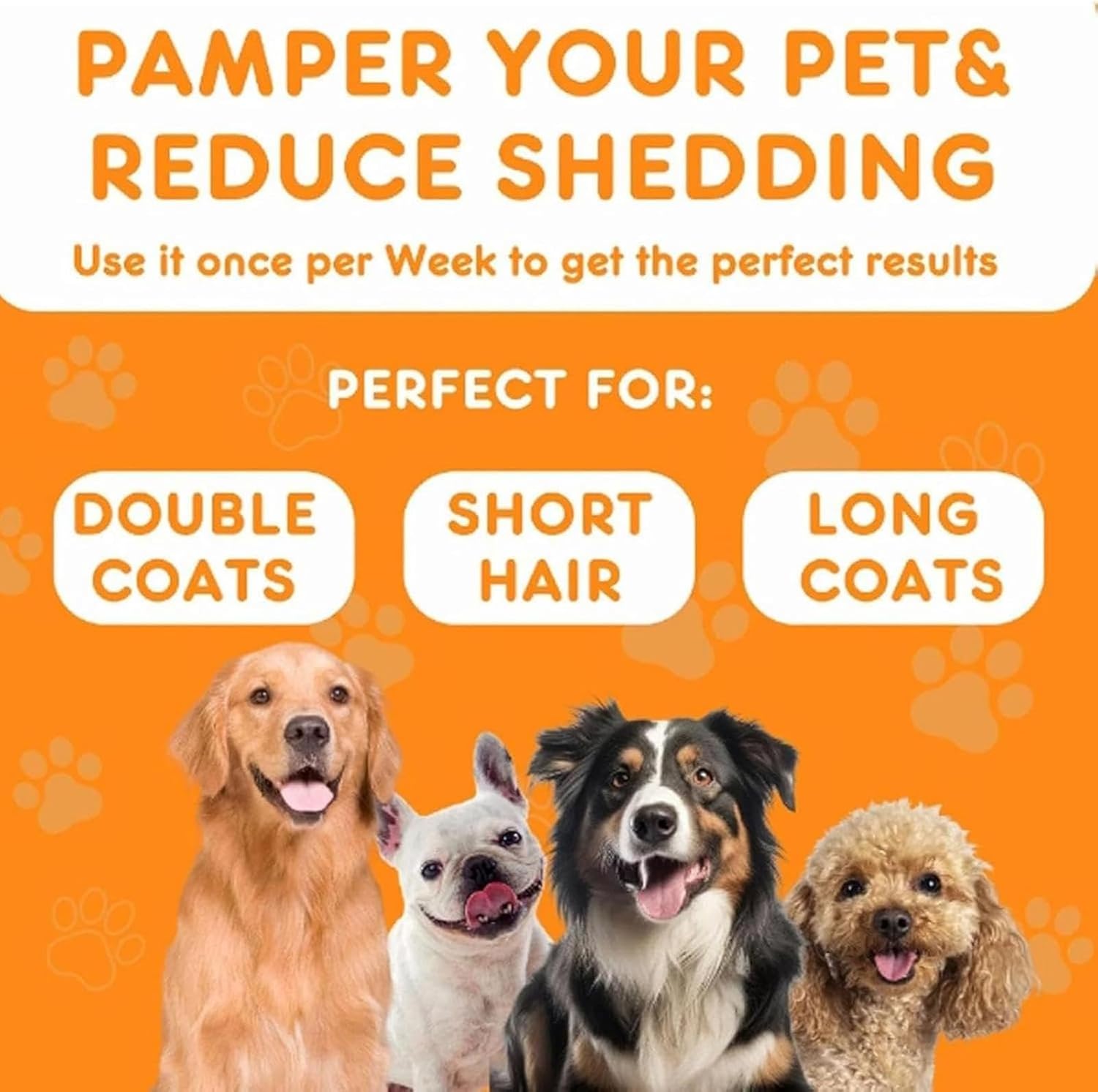 Pet Brush - Gentle Metal Blade Grooming