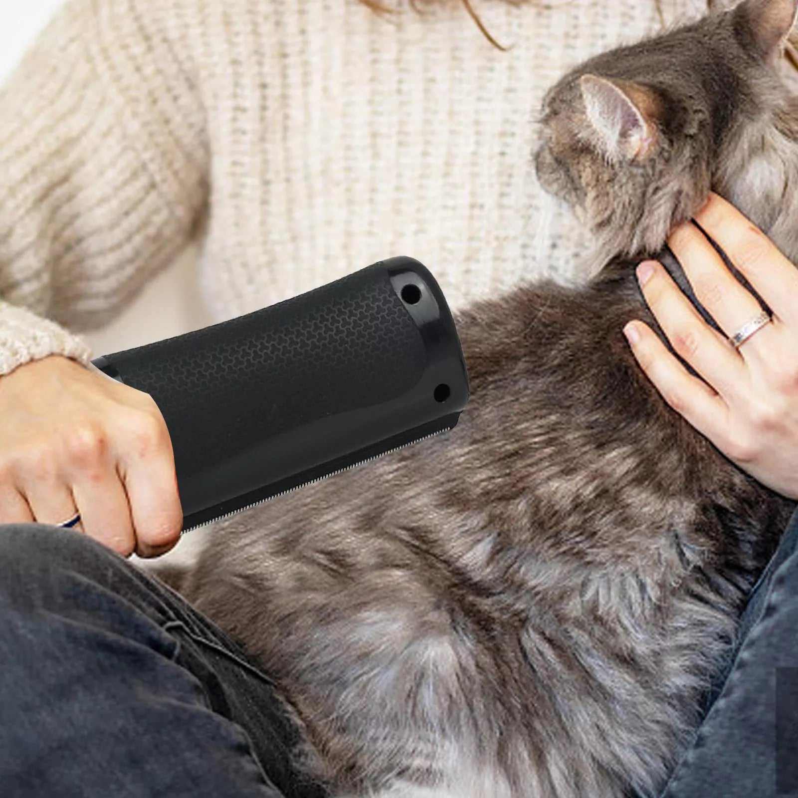 Pet Brush - Gentle Metal Blade Grooming