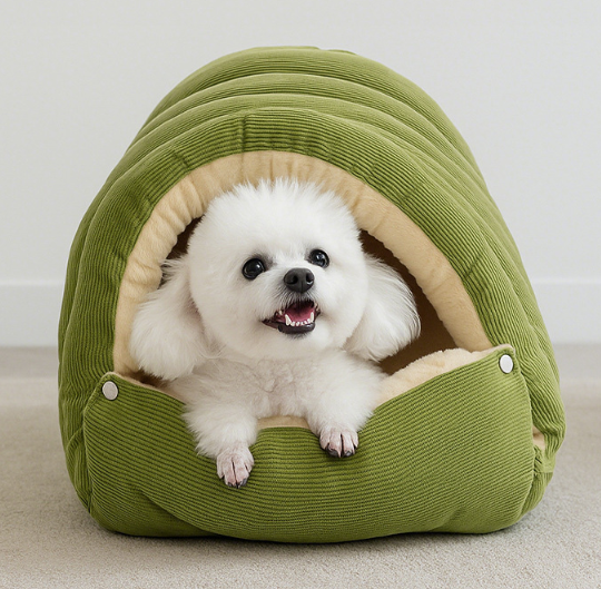 The Cozy Hideaway Pet Bed - Lock in Their Sweet Dreams