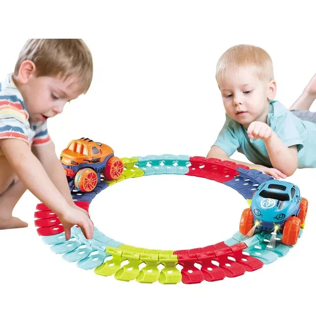 Race Track Toy - Flexible Changeable Track