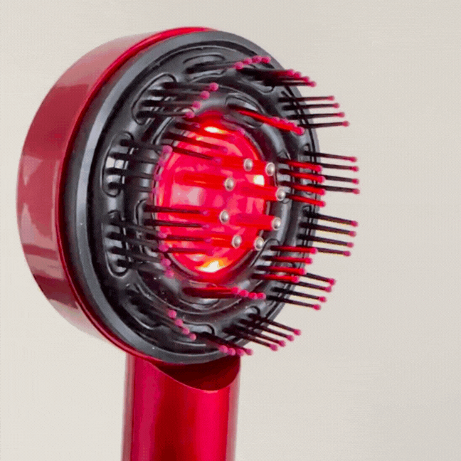 Red Light Hair Brush - LED Scalp Stimulation