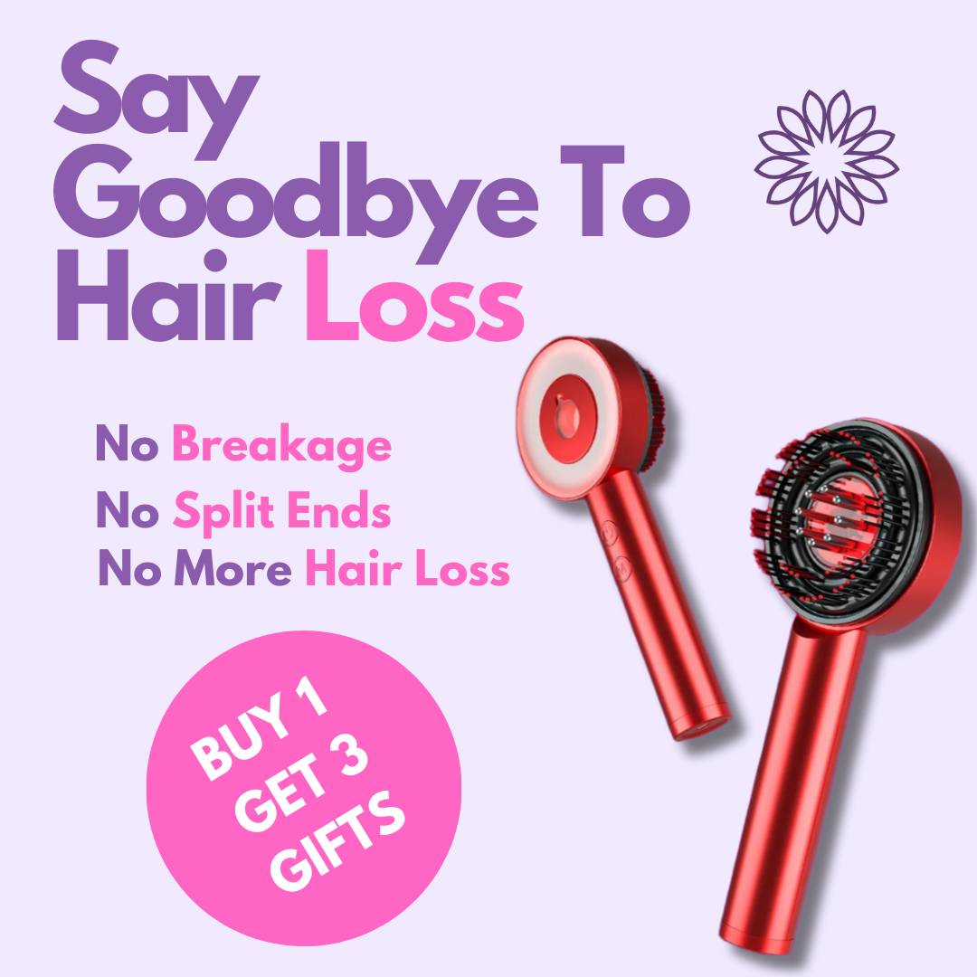 Red Light Hair Brush - LED Scalp Stimulation