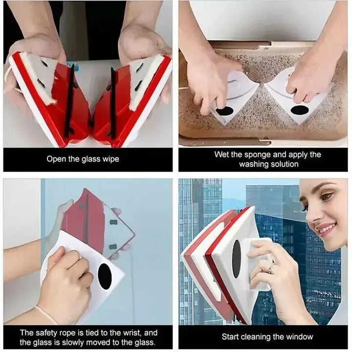 Magnetic Window Cleaner - Clean Windows Effortlessly