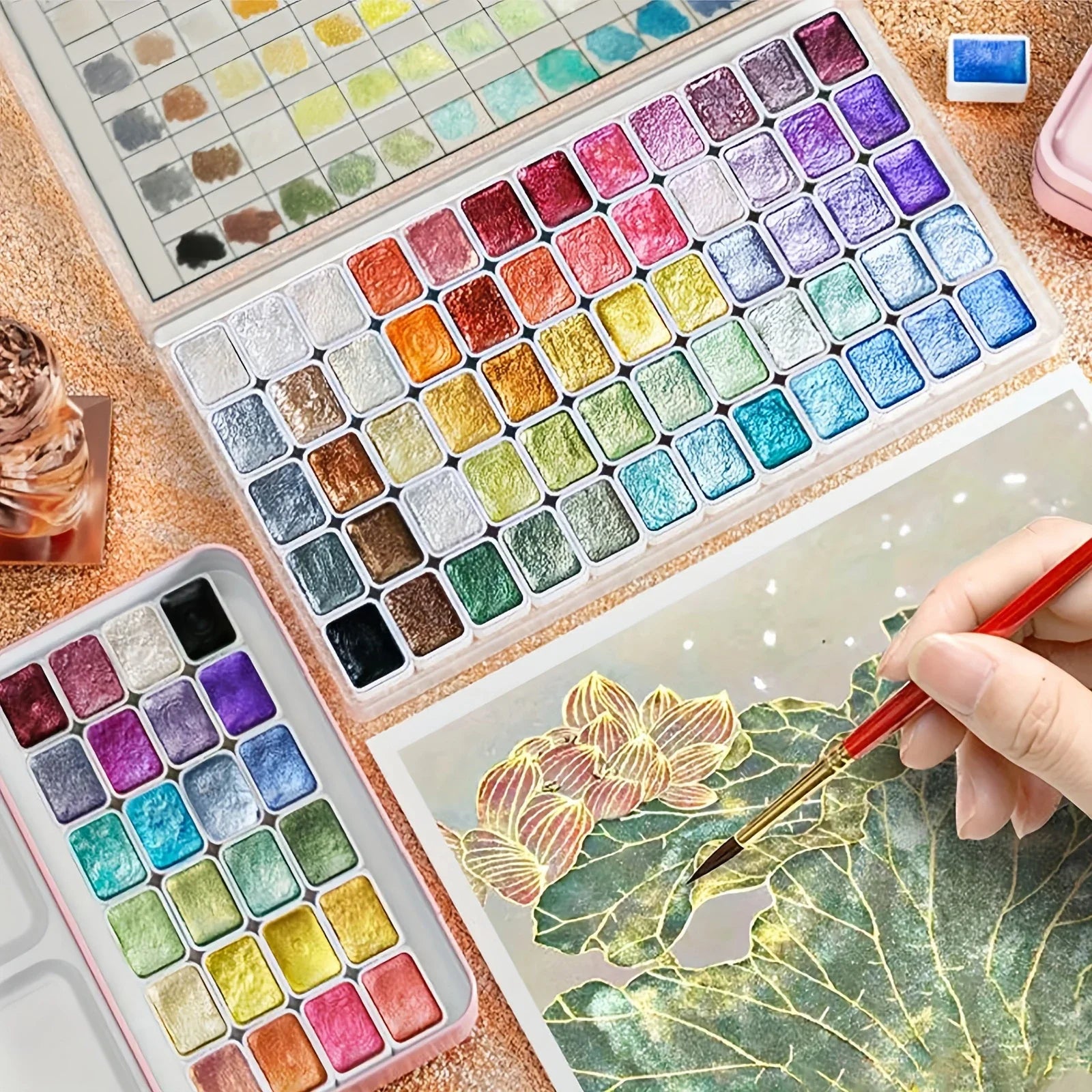 Kolorful™ - Powder Mineral Pearl Pigment Art Watercolor