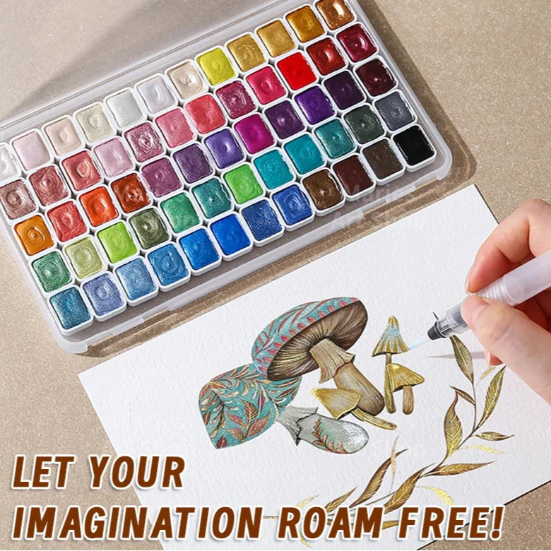 Kolorful™ - Powder Mineral Pearl Pigment Art Watercolor