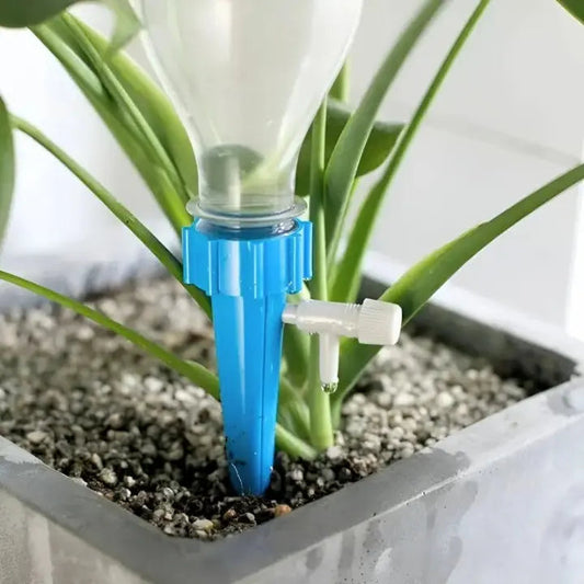 12-Pack Adjustable Self-Watering Spikes for Potted Plants