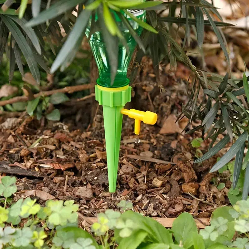 12-Pack Adjustable Self-Watering Spikes for Potted Plants | 1+1 Free