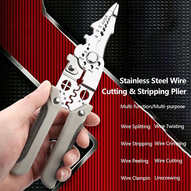 Wire Stripper Pliers - Precise Cutting & Crimping