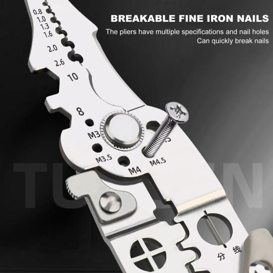 Wire Stripper Pliers - Precise Cutting & Crimping