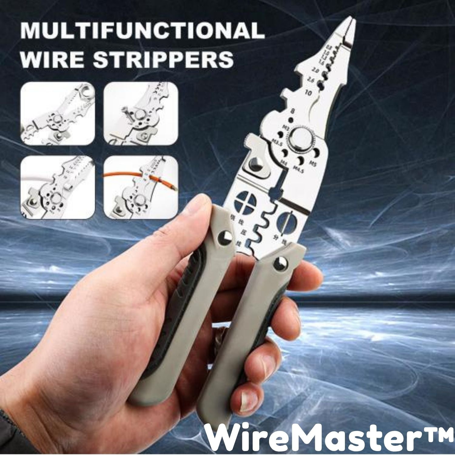 Wire Stripper Pliers - Precise Cutting & Crimping
