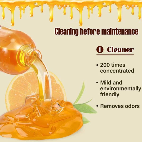 Wood Cleaner Beeswax - Restores Natural Shine