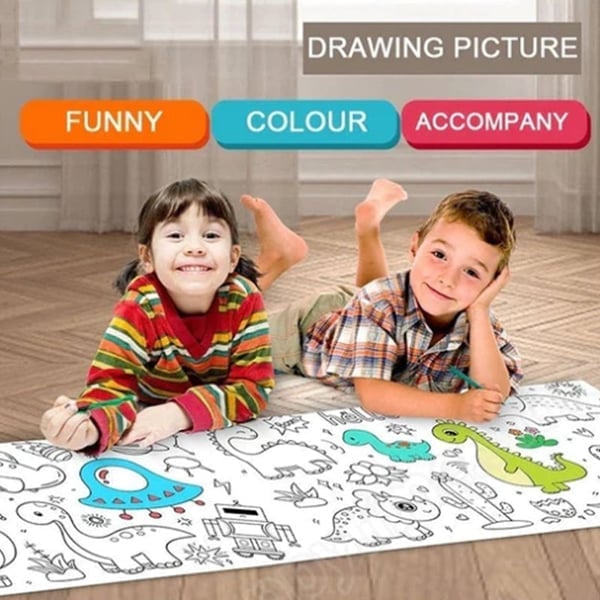 2 + 1 Free | Children's Drawing Scroll