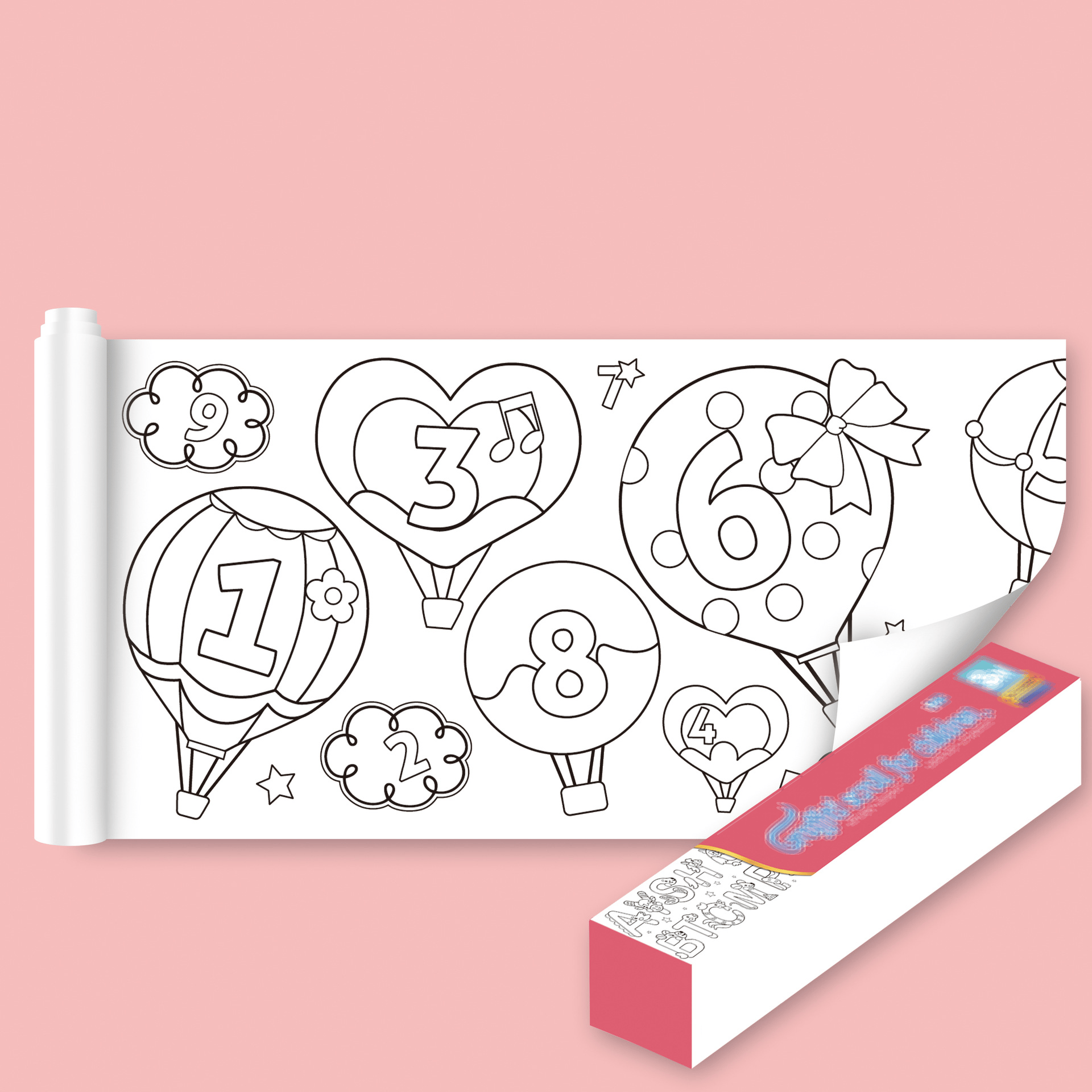2 + 1 Free | Children's Drawing Scroll
