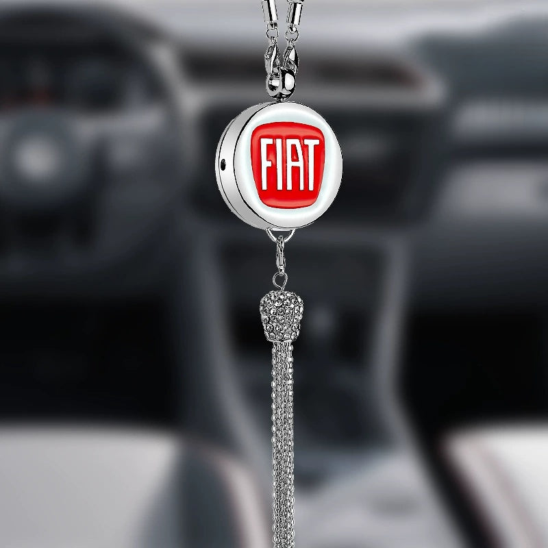 Rearview Mirror Diamond Perfume Pendant